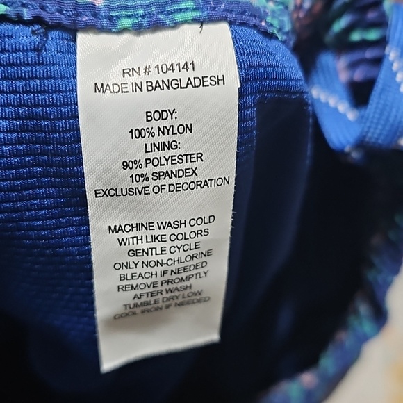 Alpine Design Men's Blue and Green Swim Trunks XL New - Picture 4 of 6